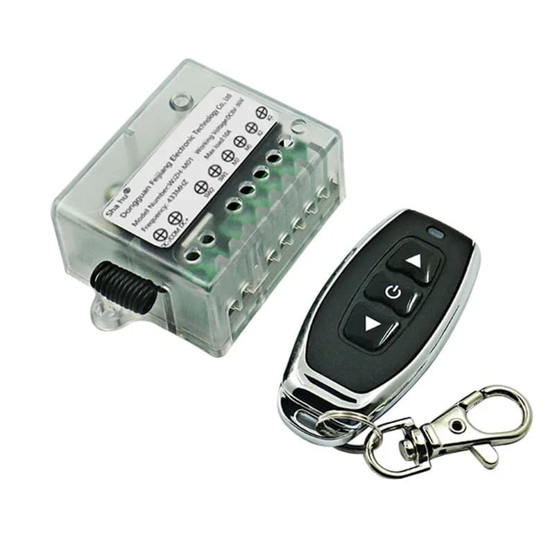 DC 9V 12V 24V 36V Motor Forward Reverse Remote Control Switch Stroke Controller Wireless RF Remote Control for Electric Motors