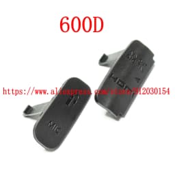 USB HDMI DC IN VIDEO OUT Rubber Door Bottom Cover Replacement Part for Canon EOS 600D Rebel T3i Kiss X5 Digital Camera Body