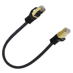 Cat7 Ethernet Cable RJ45 LAN Network Cable STP High Speed Patch Cord 0.3M 0.5M 1M for PC Router Laptop Gaming Computer