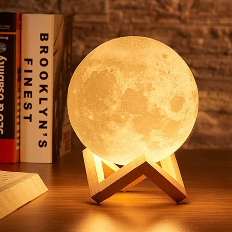 LED Moon Galaxy Book Light Night Light Bedroom Decoration Gift for Kids Boys Girls Birthday Indoor Lighting