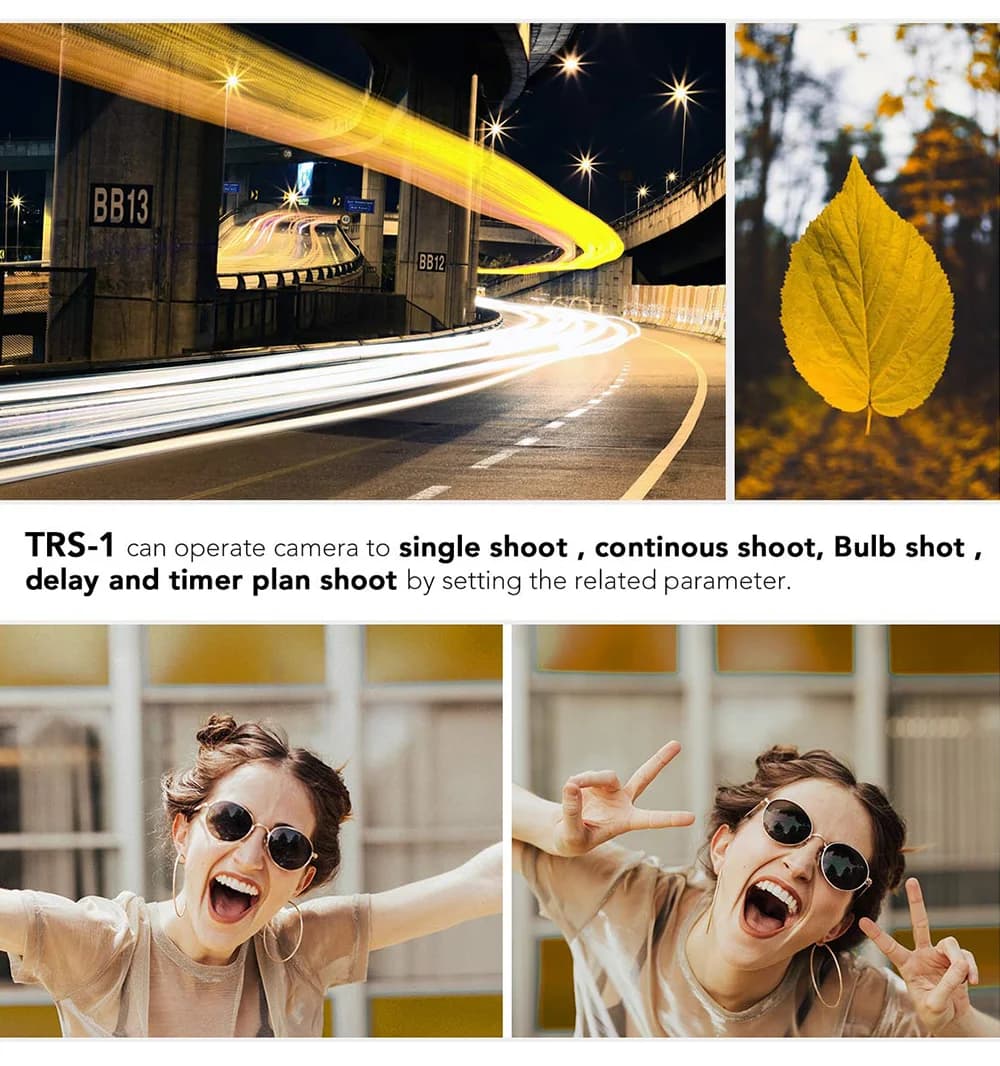 Time Lapse Intervalometer Timer Remote Shutter Release for Canon Nikon Sony Panasonic Olympus Fujifilm Cameras 2