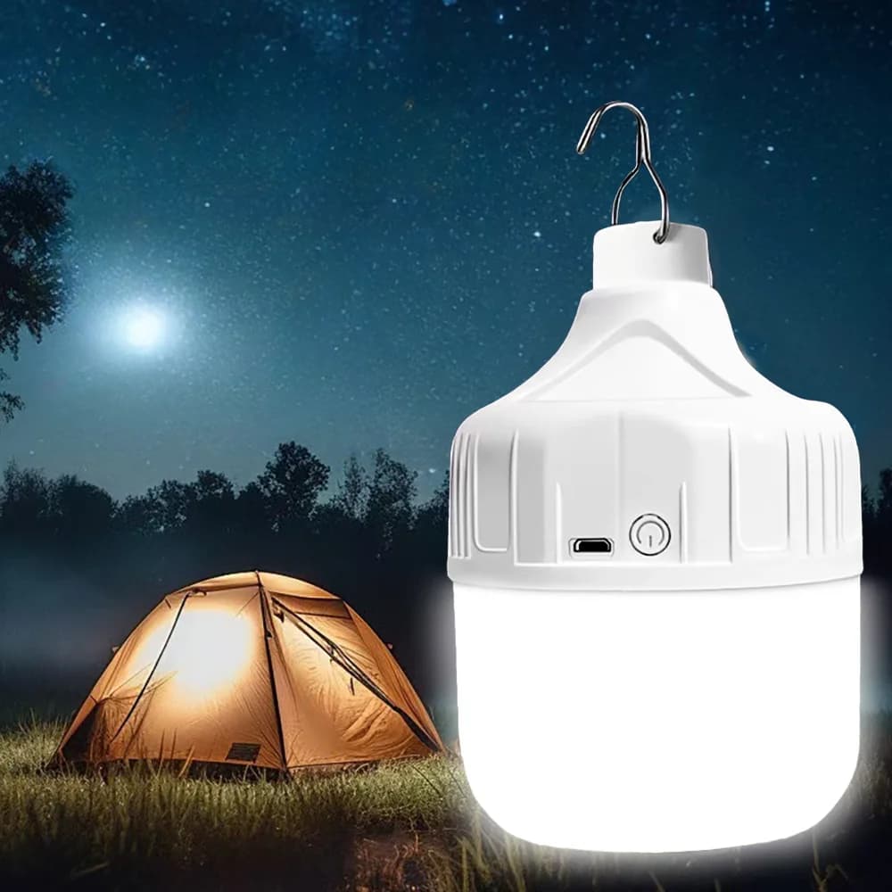 USB Rechargeable LED Pendant Light - Waterproof Portable Camping Lamp - High Brightness Emergency Light for Outdoor, Fishing, Night Activities