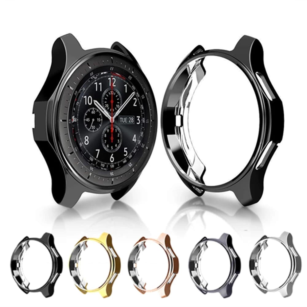 Soft TPU Protective Case for Samsung Galaxy Watch (42mm/46mm) - Frame Cover Shell Protector for Smartwatch