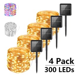 Solar Powered LED Fairy String Lights Waterproof Outdoor Garland - Multiple Lengths 7M to 32M for Garden, Party, Christmas Decoration