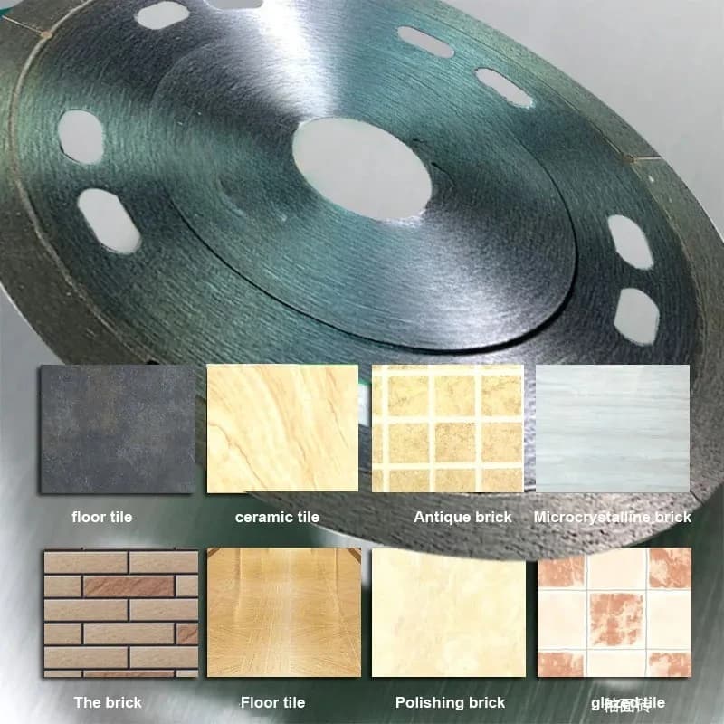 125mm Diamond Saw Blade for Angle Grinder — Dry Cutting Metal Brazing Disc for Stone, Tile & Wall (Hot Pressing)