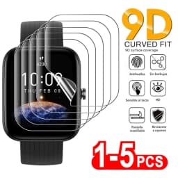 TPU Ultra HD Hydrogel Film Screen Protector for Amazfit Watch GTS 2E 2 3 4 Mini, Bip S Lite Bip 3 U Pro, GTR 2E 42mm 47mm, POP, Pace, Verge, T-Rex, Stratos 3