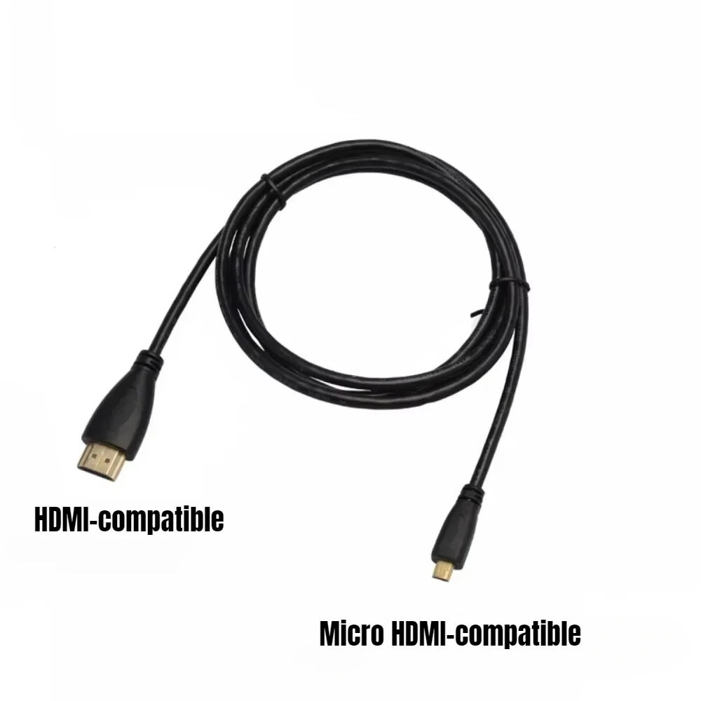 Micro HDMI to HDMI Cable - Male to Male v1.4 Audio Video Cable for HDTV, PS3, Xbox (1080p/1440p Support)