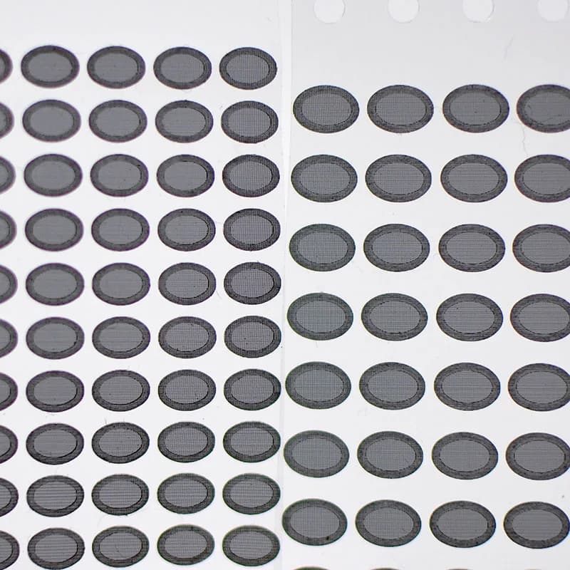 20pcs Oval Earphone Filter Mesh Dust Proof Screen In-Ear Tuning Mesh Filter Replacement for Earbuds Case Cover