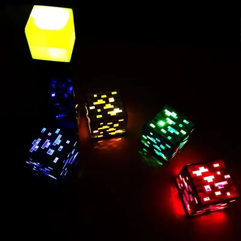 LED Torch Night Light USB Rechargeable Gaming Room Decoration Table Lamp Festival Gift for Kids Game Themed Lighting