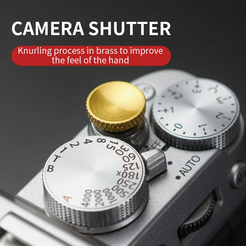 Aluminum Soft Shutter Release Button for Fujifilm X-Series, Leica M9, Sony RX1RII