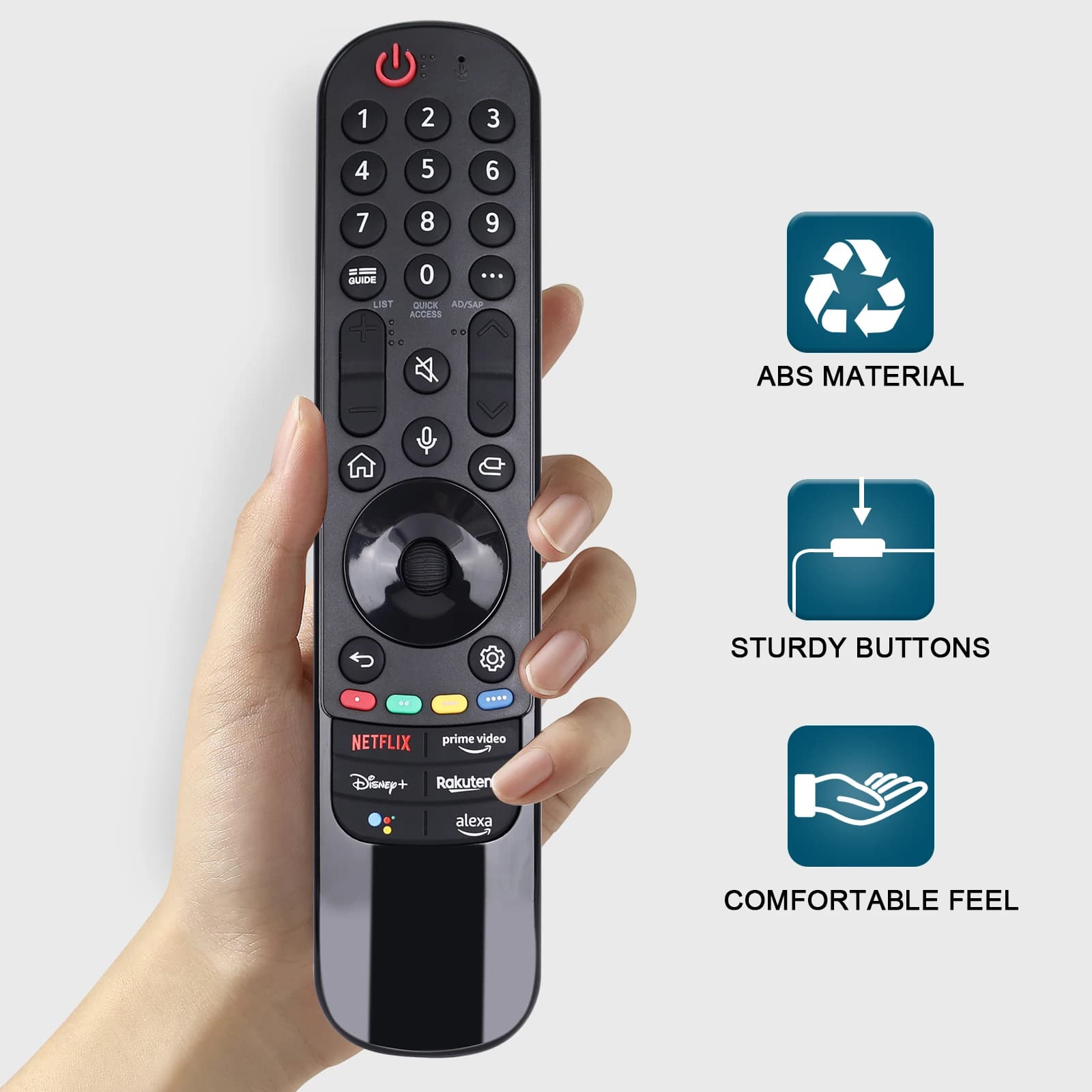 Voice Control Magic Remote Replacement MR23GA for LG TVs (2018-2023) with Pointer and Voice Function