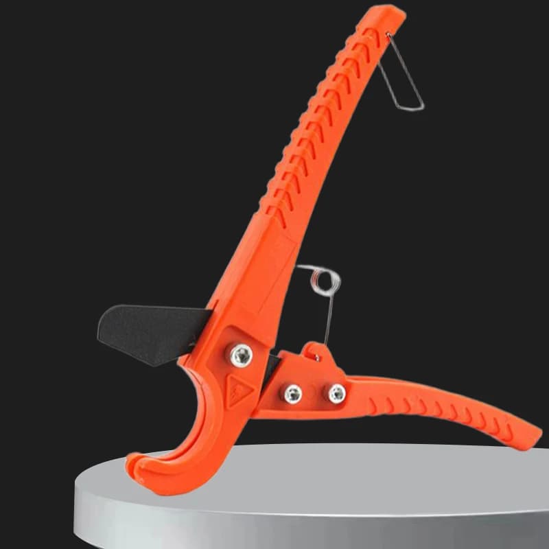 Portable PEX Pipe Cutter 1.25 Inch One-Hand Operation Tube Cutting Tool for PVC PPR Plastic Pipes Plumbing Hand Tool