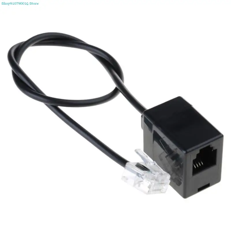RJ45 Ethernet to RJ11 Landline Converter Adapter Cable 35cm for Office Communication Systems