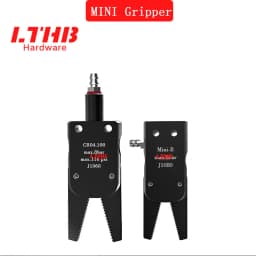 Pneumatic Mini Gripper J1060 J1080 MINI Series A B C D E with Magnetic Switch Sensor Robot Manipulator Finger Gripper Fixture