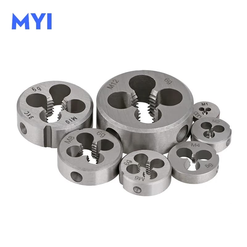 Metric Right Hand Thread Die M41 M42 M43 M44 M45 M46 M47 M48 M49 M50 M52 Threading Tool for Mold Machining Metalworking DIY 1 Piece Multiple Pitch Options