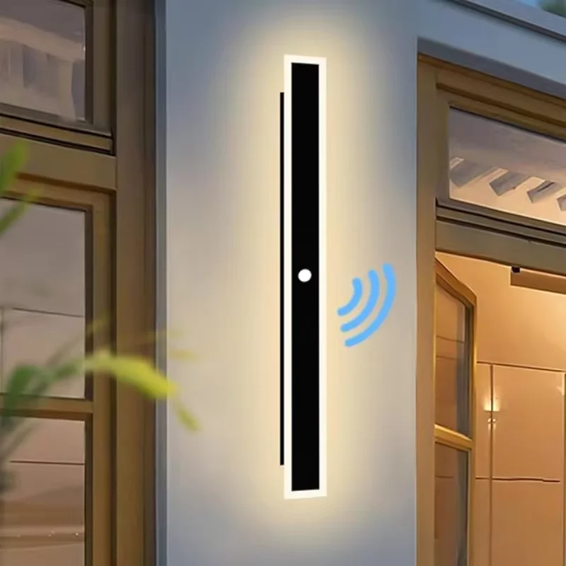 IP65 Waterproof LED Wall Light Outdoor Garden Nordic Wall Lamp 85-265V Modern Wall Washer for Living Room TV Background Indoor Lighting