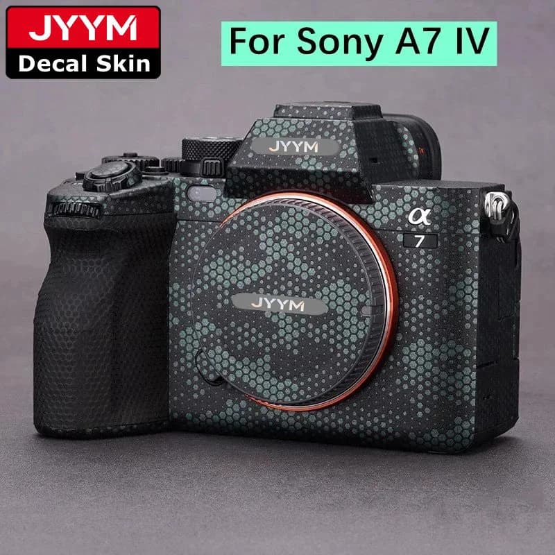 Decal Vinyl Skin Wrap for Sony A7 IV / A7M4 — Anti-Scratch Protective Camera Sticker, Multiple Patterns & Colors, Precision Fit