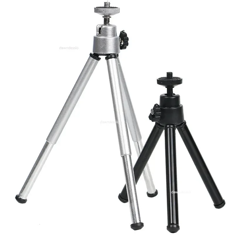 Mini Flexible Tripod 2-Section Stand Holder for Projector, Camera, Desktop and Mobile Phone - Aluminum Alloy with Extendable Legs