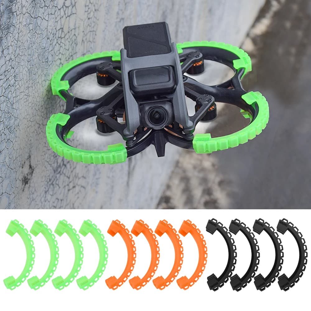 BRDRC Propeller Guard Protector for DJI Avata Drone - Quick Release Bumper Rings with Anti-Drop Protection Cover Available in Multiple Colors