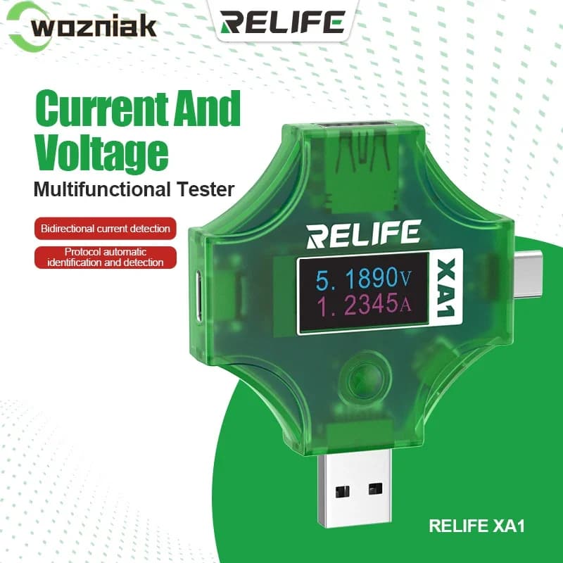 RELIFE XA1 Multifunction Tester - Bidirectional Current & Fast Charge Detection