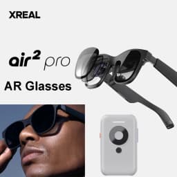 Smart AR Glasses with 130 Inch HD 1080P Virtual Screen - Portable Private Cinema Display (Not VR Headset)