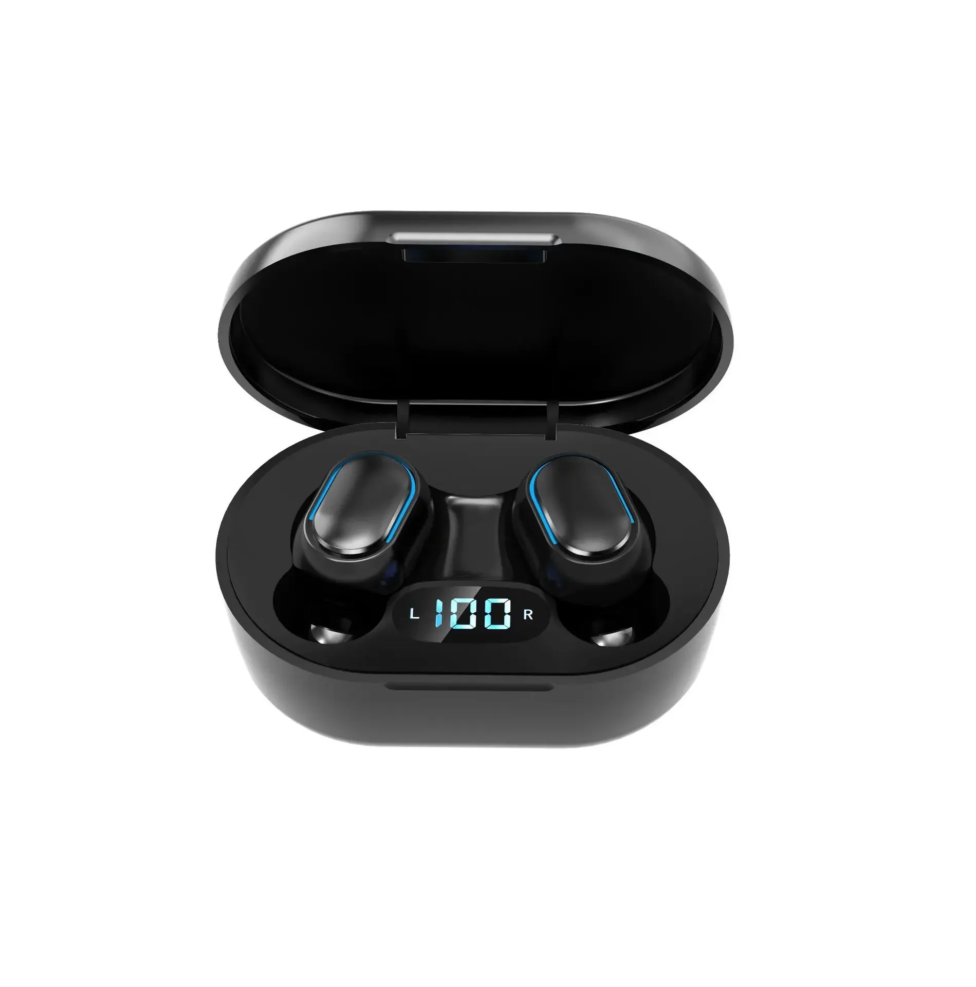 Wireless Bluetooth Earbuds TWS Stereo Earphones with Charging Case - Compatible with Xiaomi, Huawei, iPhone