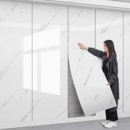 40cm Self Adhesive Marble Imitation Ceramic Tile Wallpaper Thick Foam Living Room Waterproof Antifouling Wall Sticker 3m 10m Roll