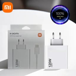 Xiaomi 120W Turbo Fast Charger with USB Type-C Cable - Compatible with Redmi Note 11-15, Mi 13T-15, POCO F6/F7/X7 Pro
