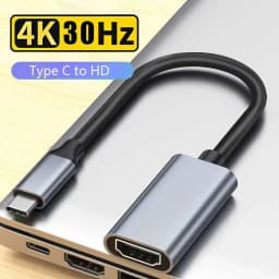 USB Type-C to HDMI Cable 4K HD Converter Adapter for MacBook Chromebook Samsung Xiaomi USB 3.1 HDTV Display