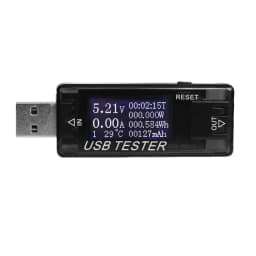 USB Power Monitor Tester 4-30V with QC2.0/3.0 Support - Digital Voltmeter Ammeter for Capacity and Current Measurement