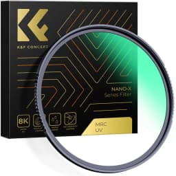 K&F Concept MCUV UV Filter 49mm-105mm Multi-Layer Coating HD Lens Protection - NANO-X Series for Camera Photography