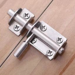 Stainless Steel Sliding Door Latch Bolt - Solid Hasp for Gates, Home & Toilet Doors