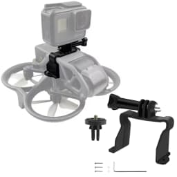 DJI Avata Accessories Set with Panoramic Motion Camera Transfer Mount for GoPro - Extended Mount Stents for Drone Photography
