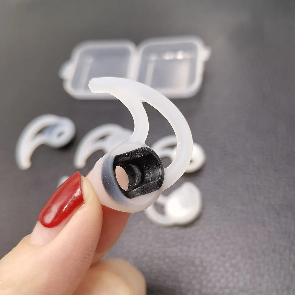 Silicone Ear Tips Replacement for BOSE IE2 IE3 Soundsport Earbuds - In-Ear Cushion Covers Earpads Caps 6 Pieces Set
