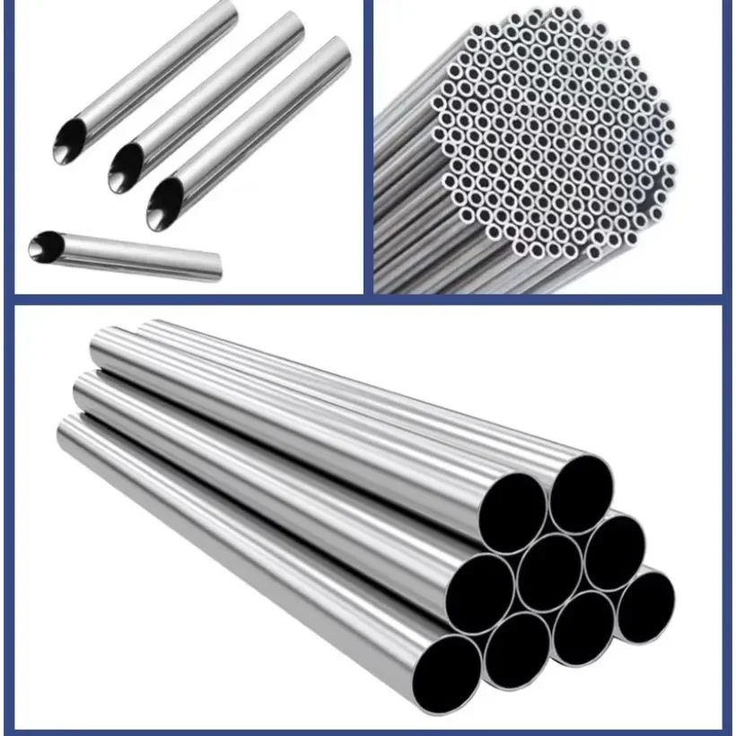 304 Stainless Steel Capillary Tube 500mm Length OD 25mm-76mm Various Inner Diameter Options for Plumbing Applications
