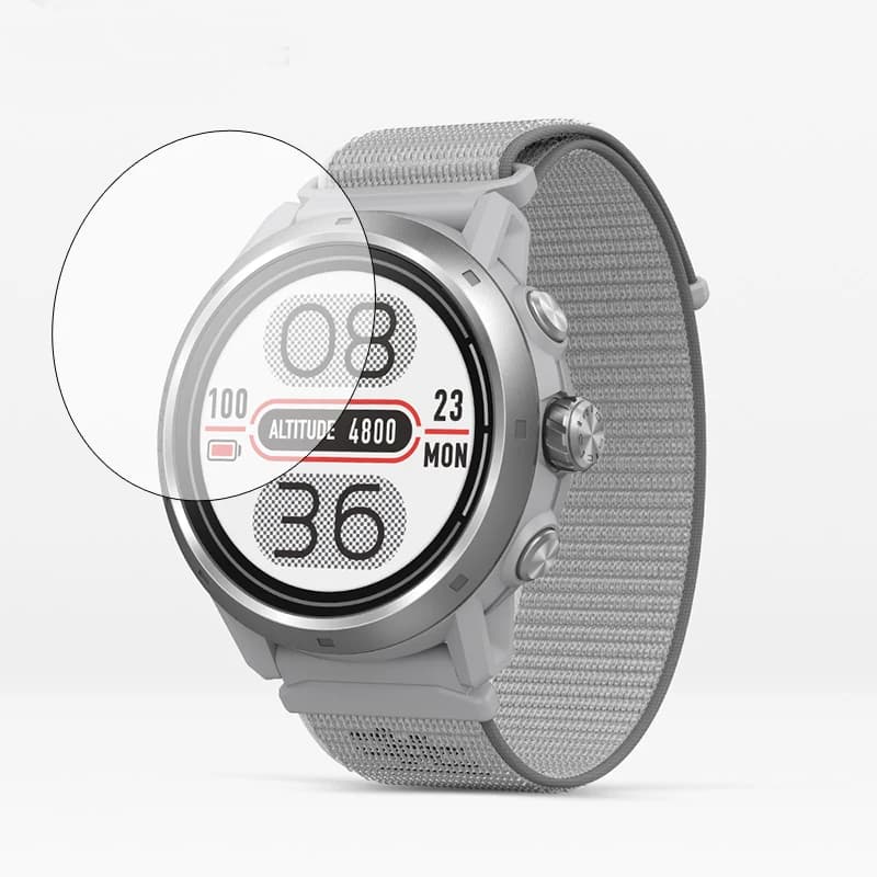 Tempered Glass Screen Protector for Coros PACE 2/3, APEX 2/2 Pro Smart Watches - Clear Hard Protective Film Cover Accessories
