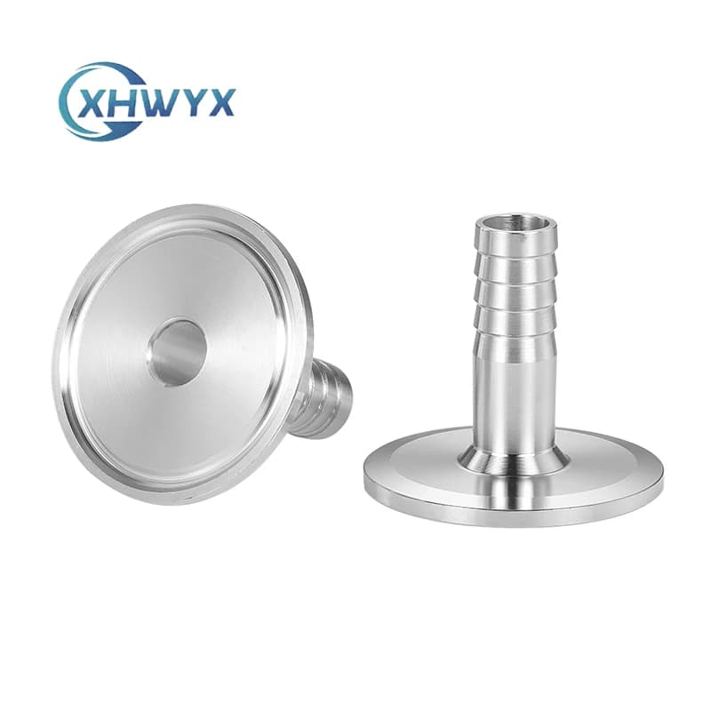 Stainless Steel Hose Barb to Tri-Clamp Adapter โ SUS304 Sanitary Fitting for 6โ38mm Hoses (TC34/25.4) for Homebrew